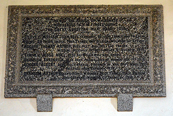 The war memorial January 2013